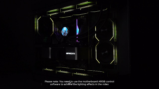 Image of Asiahorse Dawn 120mm Case Fan, ARGB PWM 1850RPM /71CFM Airflow, Forward & Reverse Blade Design, Low Noise, Precision HDB Bearings High Performance UNI PC Fan Modular Daisy Chain