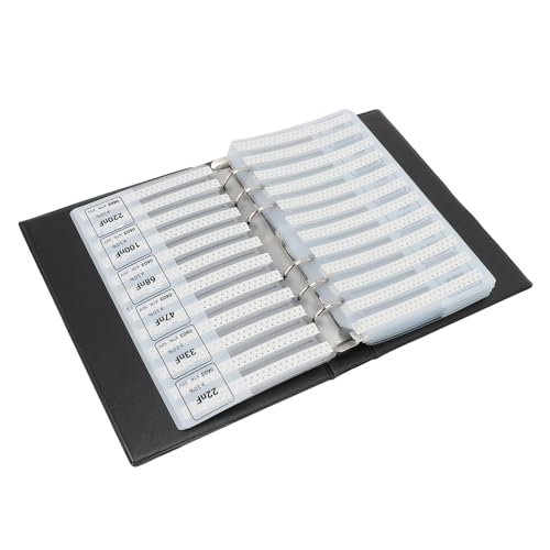 Kit de Resistor, Pasta Sortida de Chip SMD de Alta Precisão 84 Valores Kit de Livro de Amostra de Ca