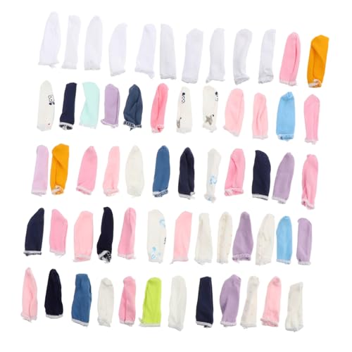 Ipetboom 60Pcs Cotton Sleeve Protectors Wear Resistant for Safe Use Kitchen Gardening Handicrafts Reusable Easy to Clean Includes Random