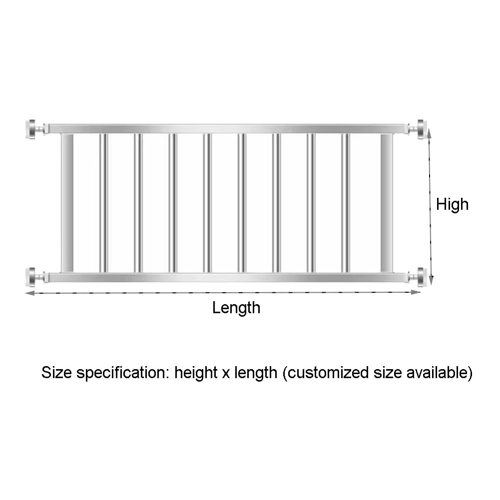 Protector de ventana de seguridad infantil ajustable para seguridad en el hogar, barra interior a prueba de niños para prevención de caídas accidentales, 15.7 x 31.5 pulgadas