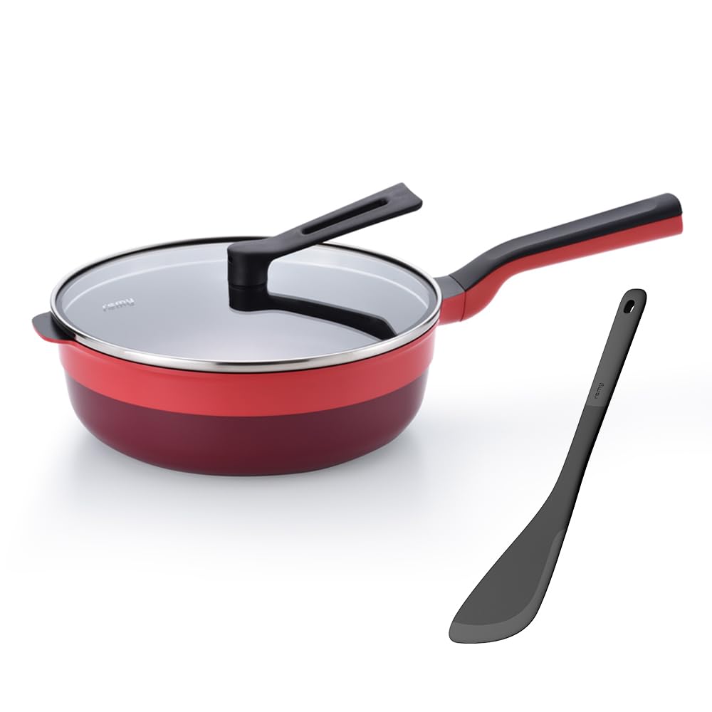 Amazon | レミパンプラス ツール1種セット 24cm (レッド) 深型  