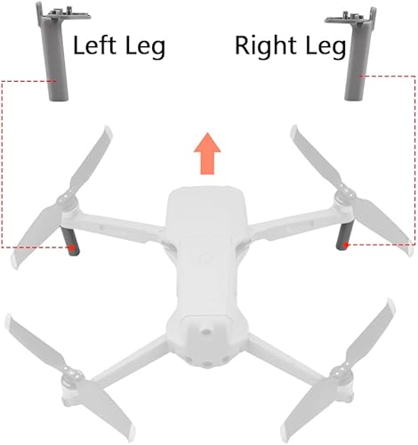Miniatura 4 de Repuestos de repuesto para reparación de piernas del tren de aterrizaje delantero del brazo del motor delantero para DJI Mavic Air 2, 2S (pierna de