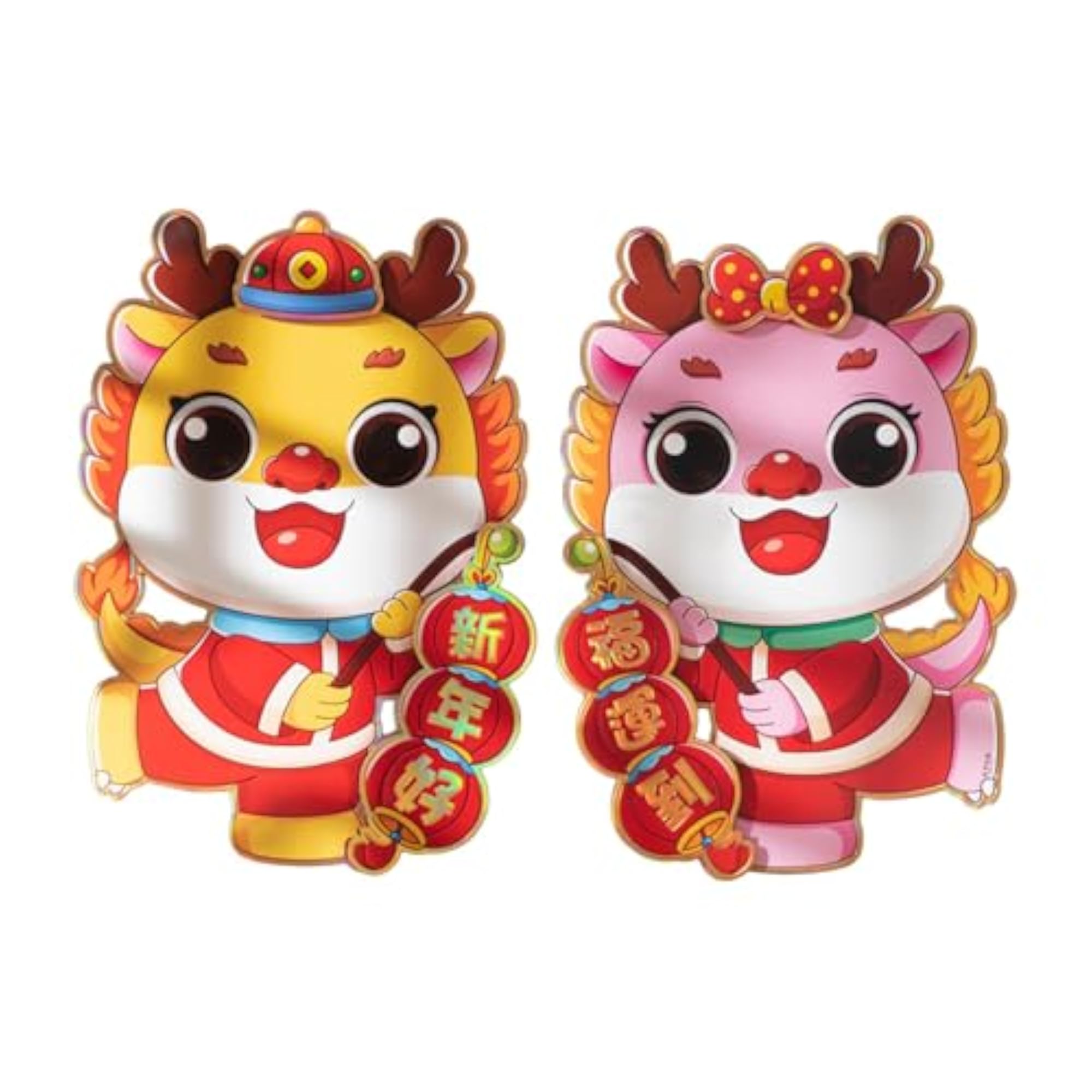 Chinese New Year Door Stickers for Festive Home Decor