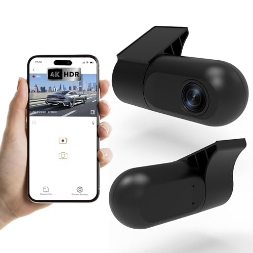 Qycksouth 1080p Dash Cam Front and Rear, Night Vision, Loop Recording, WDR, Dash Camera for Cars