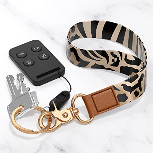 Image of Wrist Lanyard Key Chain, Wristlet Strap Keychain Holder for Women Men Car Keys Wallet Card Phone