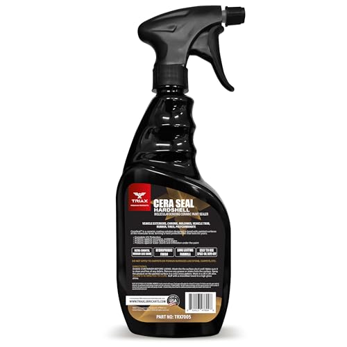 TRIAX Nano Ceramic Paint Sealer & Protector - Hardshell Cera Seal NANO and protector - Deep Reflective Shine - 100% Hydrophobic - UV Shield - Scratch Resistant (23 Ounce)