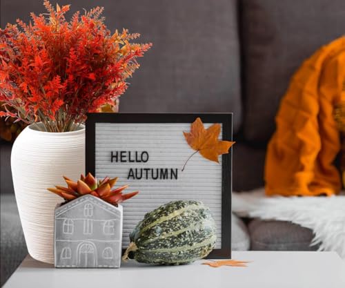 8 Bundles Artificial Fall Flowers No Fade Faux Autumn Plants,Fake Indoor Outdoor Greenery for Thanksgiving Christmas Wedding Party Home Garden Décor - Image 6