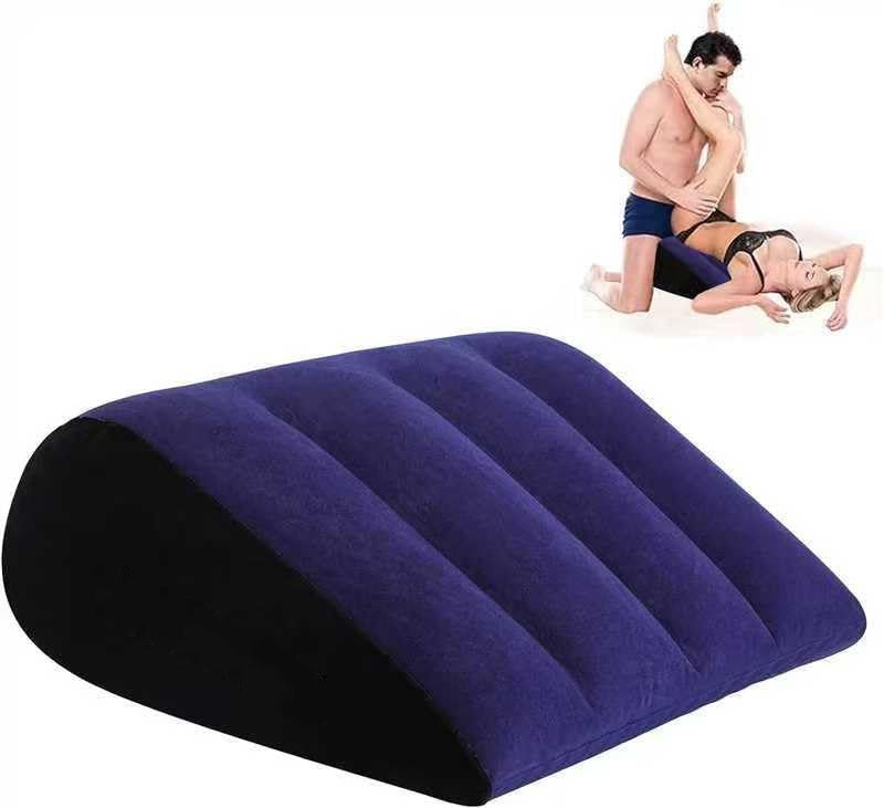 Portable Inflatable Wedge Pillow Sweet Spot Pillow Couples Deep Position Support Pillows Adjustable Travel Pillows Lightweight Bed Leg