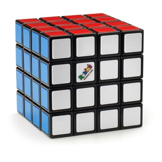Rubik’s Master, The Official 4x4 Cube Classic Color-Matching Problem-Solving Brain Teaser Puzzle 1-Player Game Toy, for Adults & Kids Ages 8 and up