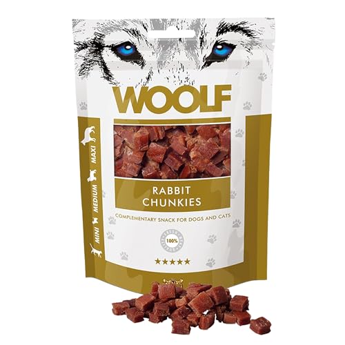 Biscotti per cani snack naturali con carne di coniglio 91%