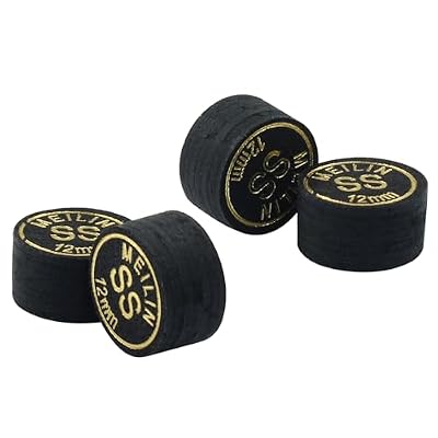 4PCS 12mm Pool Cue Tips How Cue Tip Billiard Accessories Suitable for Pool Cues and Snooker