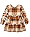 The Children's Place,and Toddler Long Sleeve Fashion Dress,HAY Stack,5T