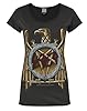 Amplified Slayer Eagle Logo Women's T-Shirt Charcoal #1