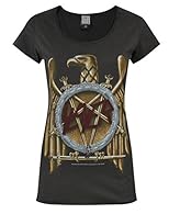 Officially licensed merchandise Scoop Neck Short Sleeve Official Slayer merchandise Regular