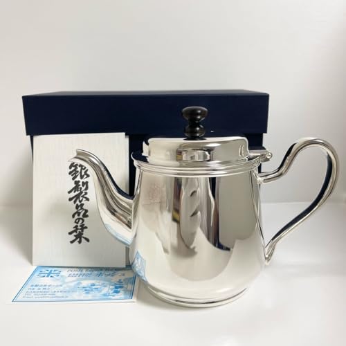 hayakawa silver 早川シルバー　銀　茶器 洋白】早川シルバー 菊縁ローズ C0902 ティーポット 400ml（2人