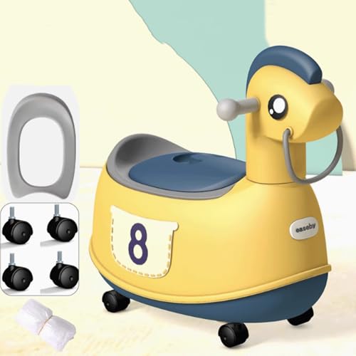 LJBOZDM Kids Toys Children's Portable Toilet 2.3.4.5.6-year-old Creative Multifunctional Children's Toys Cars, Suitable For Living Room, Bedroom, Bathroom And Toilet Articles (send Cleaning Bags).