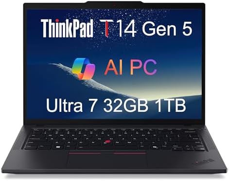 Lenovo ThinkPad T14 Gen 5 (Core Ultra 7 155U, 32GB, 1TB)