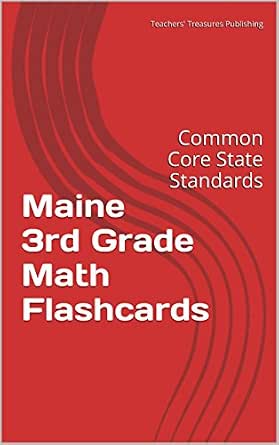 Amazon.com: Maine 3rd Grade Math Flashcards: Common Core State ...