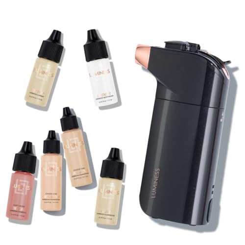 Luminess Breeze Duo Airbrush Makeup System Medium Coverage  9-piece Kit Inclu...