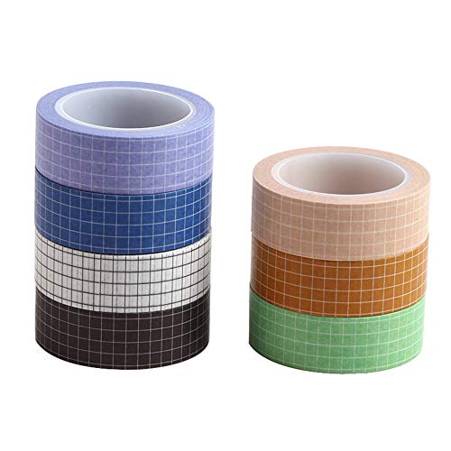 15mm × 10 m Grade Padrão Impresso Pure Color Washi Fita Adesiva Papel Decorativo Fita Adesiva de Pap