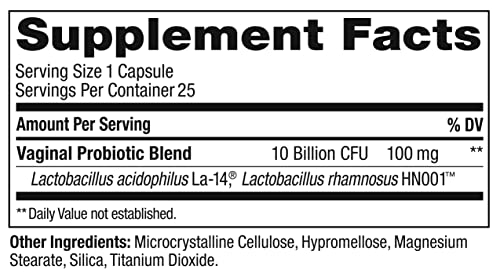 Olly Happy Hoo-Ha Capsules, Probiotic For Women, Vaginal Health And Ph Balance, 10 Billion Cfu, Gluten Free - 25 Count (Packaging May Vary) #TOP7