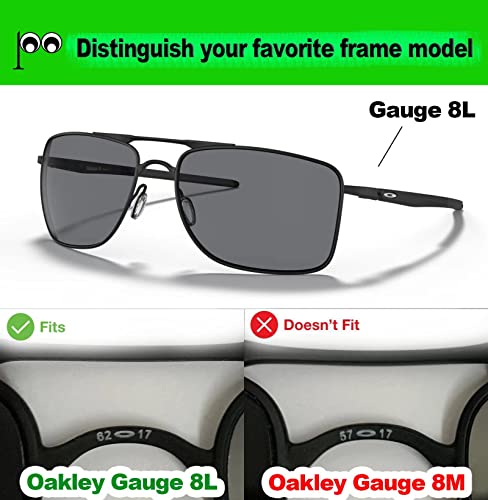 Image of Polarized Lenses Replacement for Oakley Gauge 8 Sunglasses OO4124 - MultiColors