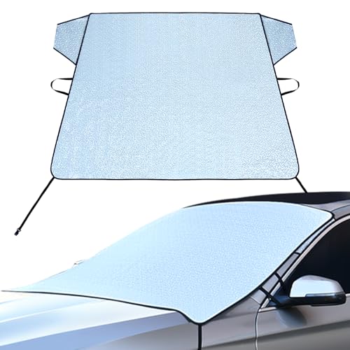 Tecoom Windshield Snow Ice Cover for Truck Car Winter Summer,
