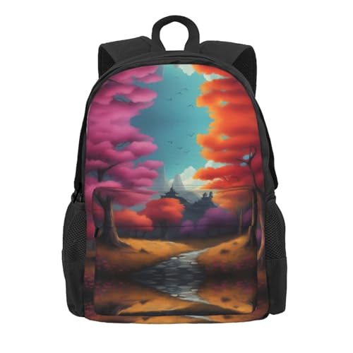 Beautiful Color Large Capacity Travel Backpack - Polyester Backpack,Multi-Functional Storage Bag2