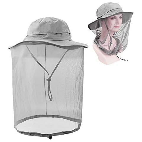 KRATARC Outdoor Angelhut Sonnenhut Atmungsaktiv Leicht Breite Krempe Cover