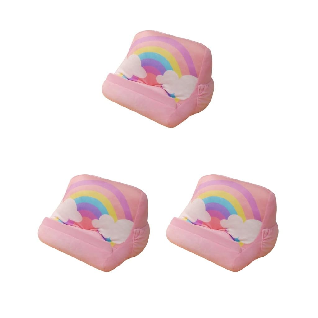 Set di 3 supporti per tablet con tasche elastiche per libri di cucina arcobaleno, 30 x 20 x 20 cm