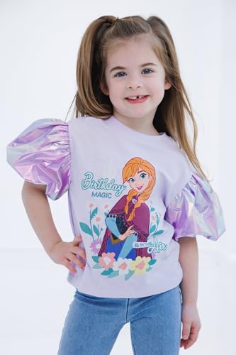 Image of Disney Girls Birthday T-Shirt Infant to Big Kid Sizes (18 Months - 14-16)