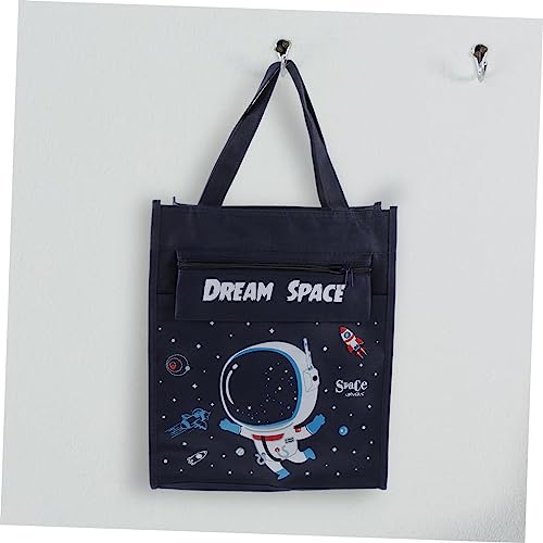 Sac Fourre Tout Toile Grand Format Lot de 4 Cabas de Course et Plage Motif Extraterrestre - 2
