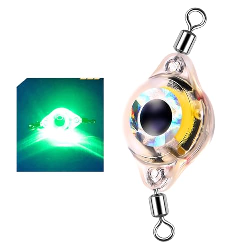 オヒョウフラッシャー LED 点灯釣りルアー水中トローリングドロップスプーン海水 LED 集魚灯ダブルスイベルデザイン
