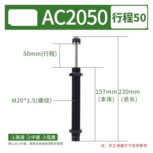 Amortisseur hydraulique anti-vibration pour stopper les chocs de vérin industriel