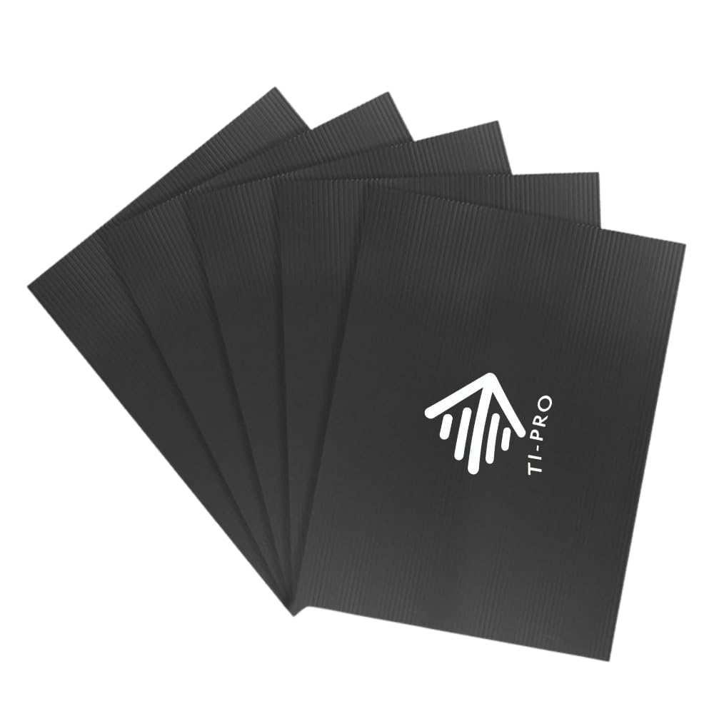 TI-PRO Black Correx Floor and Surface Protection Sheet 0.6m x 1.2m x 2mm - DIY Protector Board for Painting Building Work (10 Pack) โ image 1