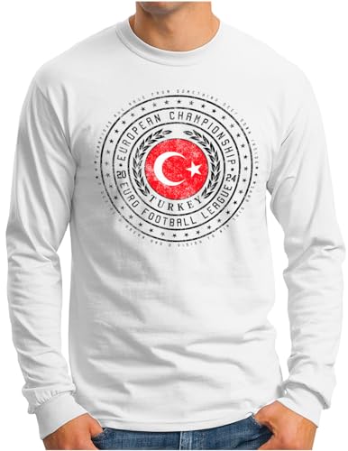 T-shirt équipe football Turquie manches longues homme solution coupe confortable 4XL