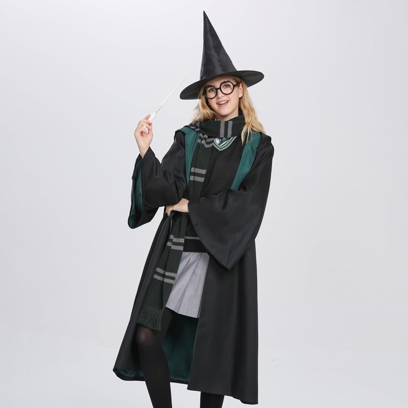 Miniatura 7 de Ninja Cosplay Costume - Wizards Magic Robe for Kids and Adults Halloween Role Play