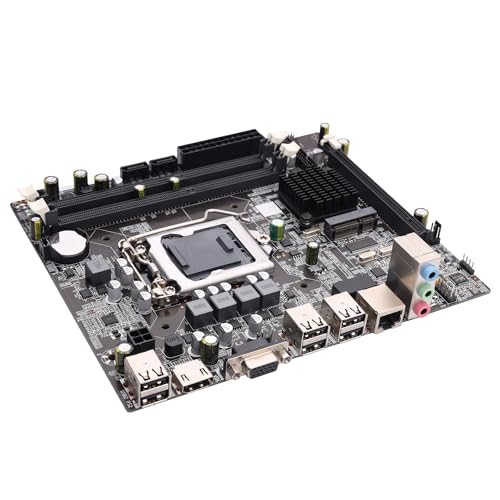 Image of ZEBRONICS H55 Micro-ATX Motherboard for LGA 1156 Socket, Supports Intel 1st Generation Processors, DDR3 1333 MHz, Ports (RJ45 | SATA | USB | HDMI | VGA)