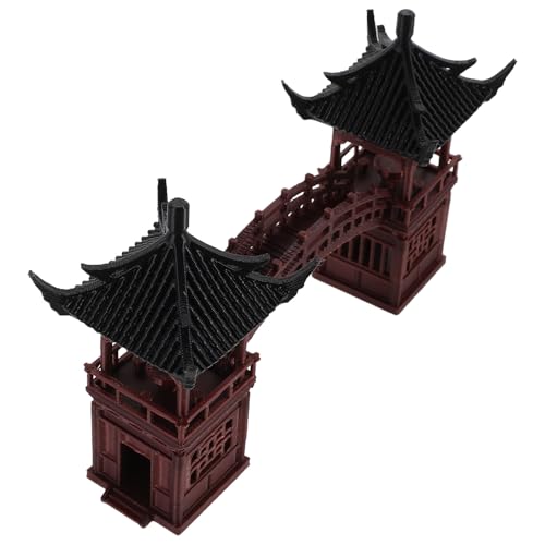Pagode de jardin zen miniature en pierre pour bonsaï
