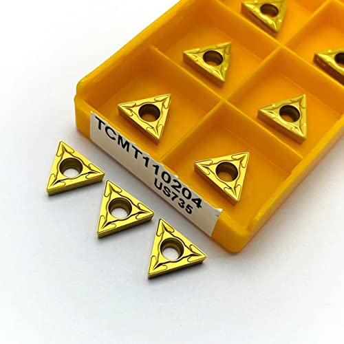 10 piezas insertos de carburo TCMT110204 VP15TF para torneado miniatura 3