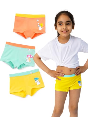 Image of superbottoms Girl Boyshorts | Supersoft Underwear for Girls | 3X Softer Underwear for Kids | Premium Panties for Girls | Super Stretchy, Breathable, Gentle Elastics, No Scratchy Tags, AZO-Free Dyes