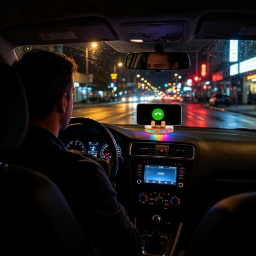 Cargador magnético para coche soporte de navegación rápido compatible con salpicadero de RV 3