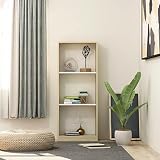Kagoono 3-Tier Bookcases Bookshelf,Display Rack Cube Unit,Book Cabinet,Storage Organizer Standing Sh