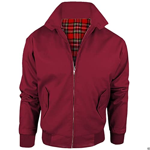 Men's Classic Vintage Retro 1970's Bomber Mod Jacket