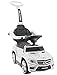 Produktbild Mercedes GL63 AMG Rutscher Rutschauto Rutscher Kinderfahrzeug Kinderauto, Multifunktionales Spielzeug mit interaktivem Lenkrad mit Soundeffekten verbessert die manuellen Fähigkeiten (White)