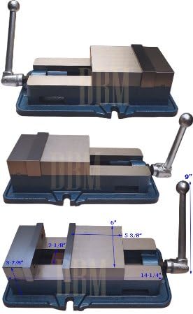 6'' Accu Lock Vise Precision Milling Drilling Machine Bench Clamp Clamping Vice