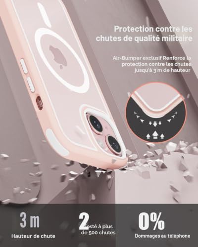 Coque iPhone 15 protection antichoc militaire MobNano rigide premium - 3