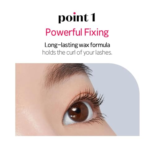Image of ETUDE Dr. Mascara Fixer, Korean Mascara Fixer, Long-Lasting Wax Formula, All-Day Curl Hold, Smudge-Proof, Korean Makeup, Beauty, Vegan Certified, Black (0.203 Fl Oz)