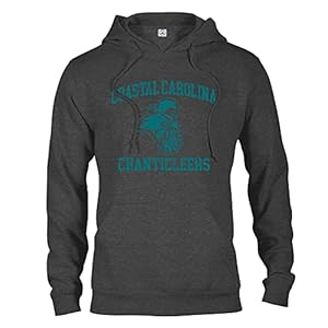 Sport Your Gear Coastal Carolina Chanticleers Retro Distressed Vintage Lightweight Adult Pullover Hoodie Large