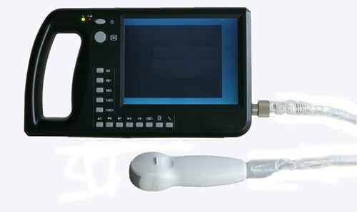 Easywell Digital Handheld Ultrasound Machine EW-B09V in Veterinary Software with Micro-convex Probe in Black Color